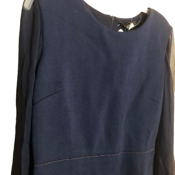 Sportmax Code Navy Blue Fit Flare Mini Dress Medium NWT - Picture 5 of 13